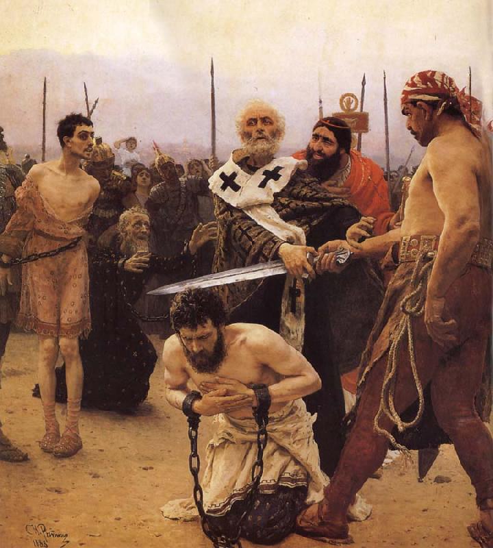 Ilya Repin St.Nicholas of Myra Delivers The Three Innocent Men